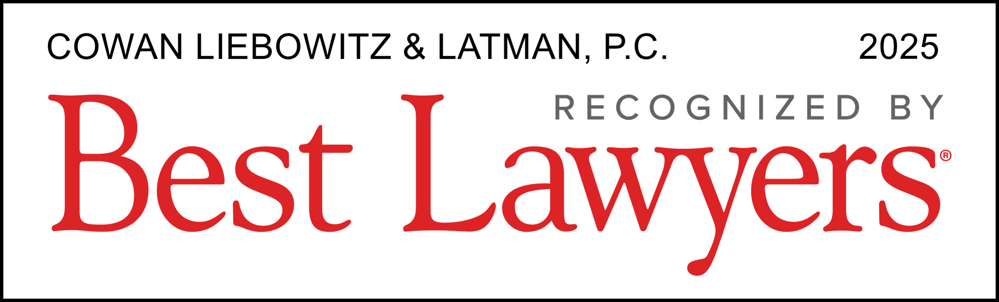 CLL - Best Lawyers 2025 Logo