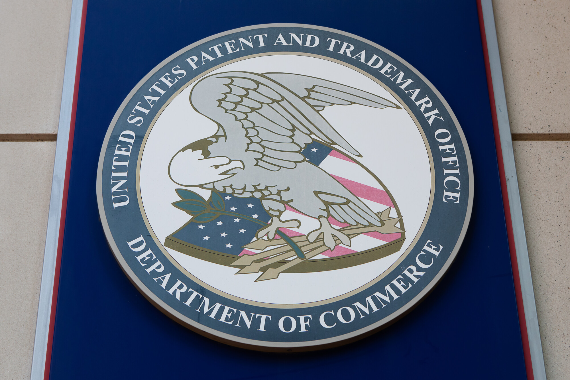 Official round seal of USPTO