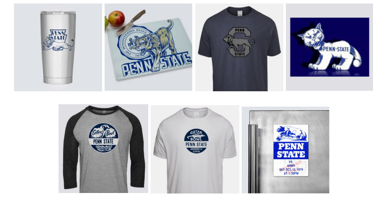 Penn State Mugs and T-Shirts